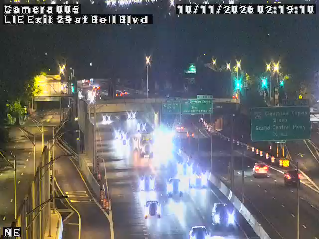 I-495 & Oceana St traffic camera, Queens, New York