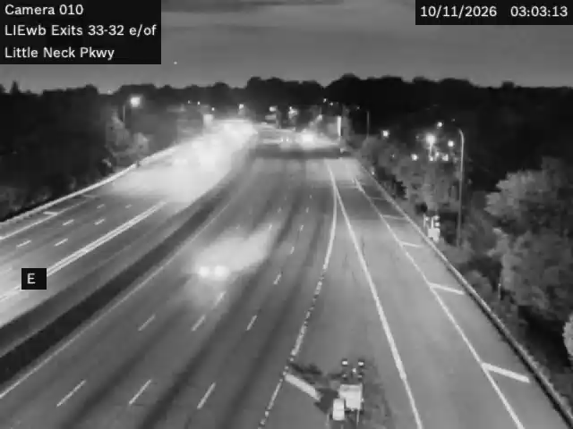 I-495 & East of Little Neck Pkwy traffic camera, Lake Success