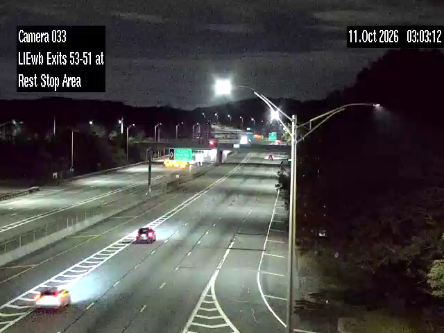 I-495 & Rest Area traffic camera, Dix Hills