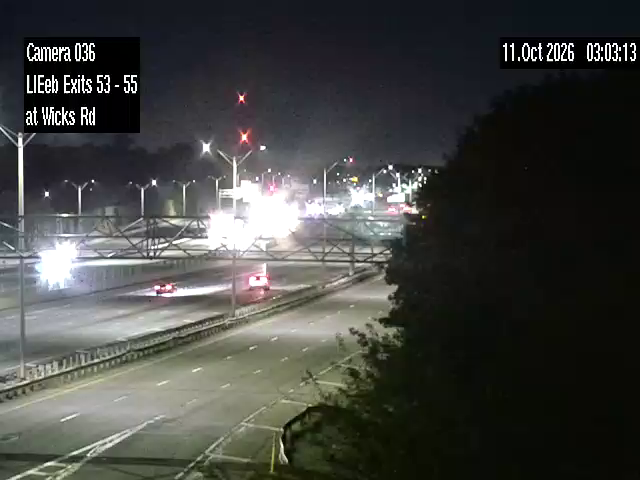 I-495 & Wicks Road Eastbound CD Rd traffic camera, Brentwood