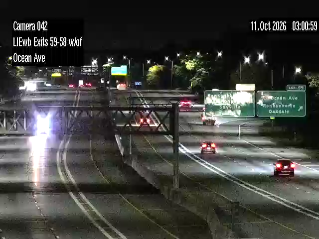 I-495 & Terry Road (Exits 59-58) traffic camera, Ronkonkoma