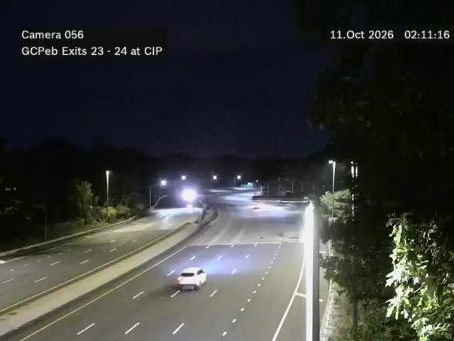 Grand Central Pkwy & Cross Island Pkwy traffic camera, Queens, New York