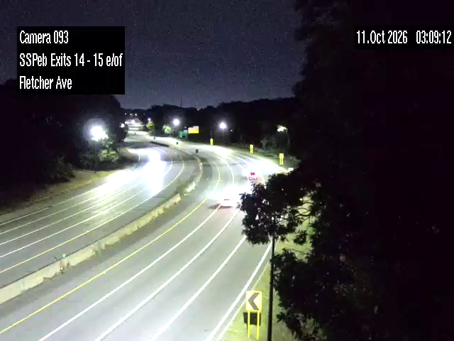 Southern State Pkwy & Exit 14 - North Fletcher Ave. traffic camera, North Valley Stream, New York