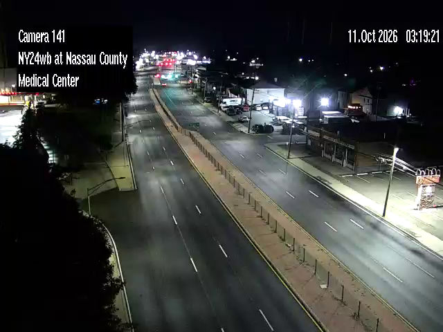 NY-24 & Nassau County Medical Center traffic camera, East Meadow, New York