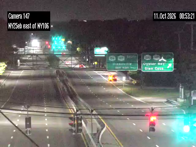 NY-25 & NY 106/107 traffic camera, Jericho, New York