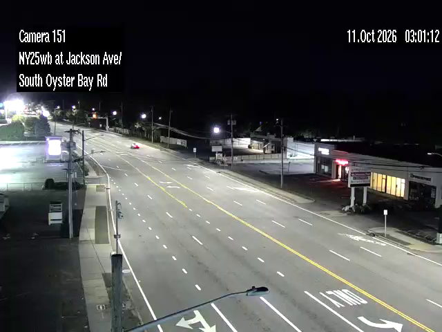 NY-25 & South Oyster Bay Rd. and Jackson Ave. traffic camera, Syosset, New York