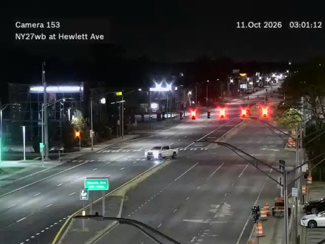 NY-27 & Hewlett Ave traffic camera, Merrick, New York