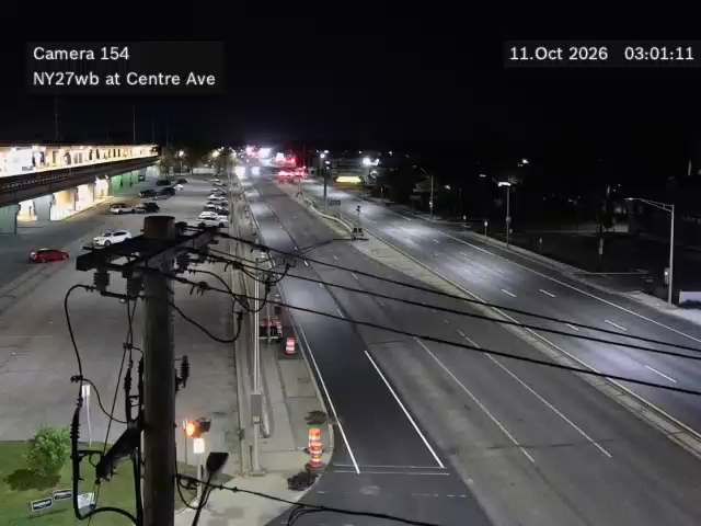 NY-27 & Center Ave.(Bellmore) traffic camera, Bellmore, New York