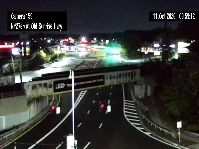 NY-27 & Old Sunrise Hwy traffic camera, East Massapequa, New York