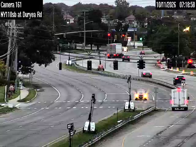 NY-110 & Duryea Road traffic camera, Melville, New York