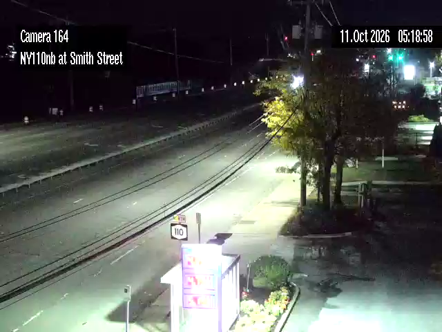 NY-110 & Smith St.-SUNY Farmingdale entrance traffic camera, East Farmingdale, New York