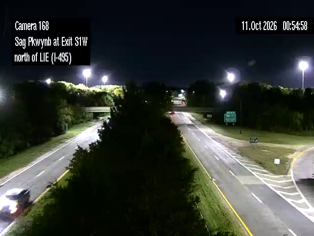 Sagtikos State Pkwy & Exit S1 traffic camera, Commack, New York