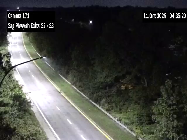 Sagtikos State Pkwy & Exits S2(Crooked Hill Rd) to S3(Pine Aire Dr) traffic camera, Brentwood
