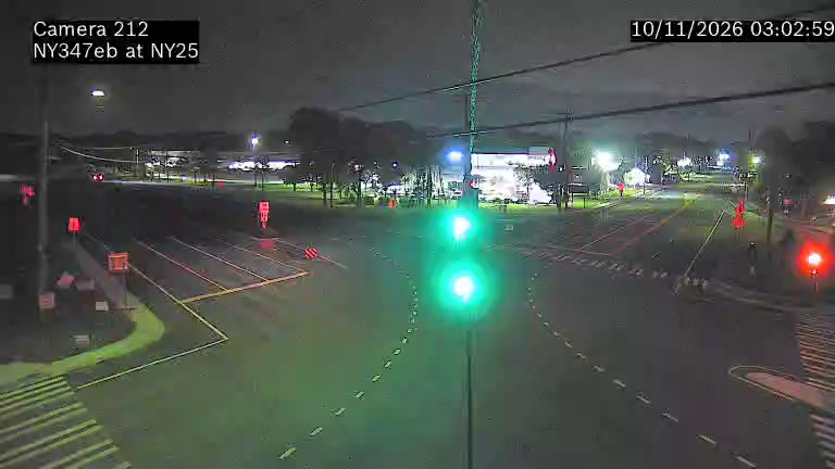 NY-347 & NY 25; Northwest traffic camera, Nesconset
