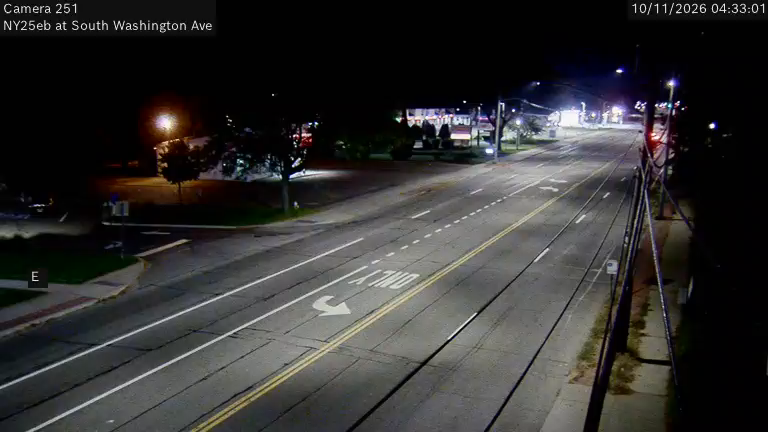 NY-25 & South Washington Avenue traffic camera, Centereach, New York