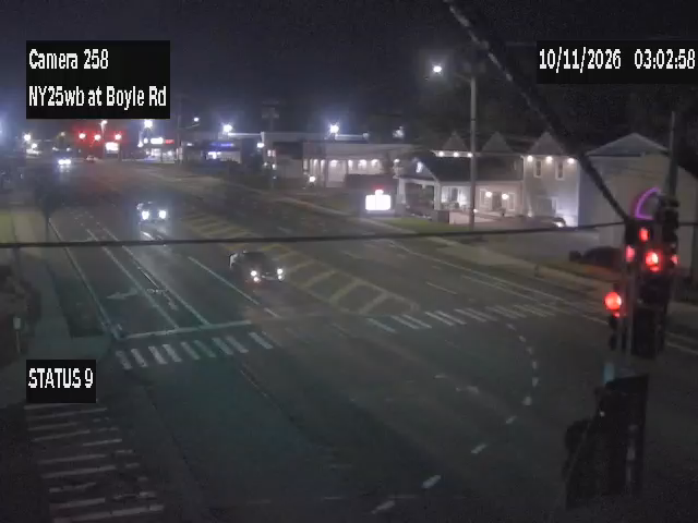 NY-25 & Boyle Road traffic camera, Selden, New York