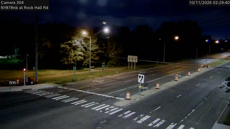 NY-878 & Cedarlawn Ave / Rock Hill Rd traffic camera, Lawrence