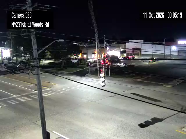NY-231 & Woods Road traffic camera, North Babylon