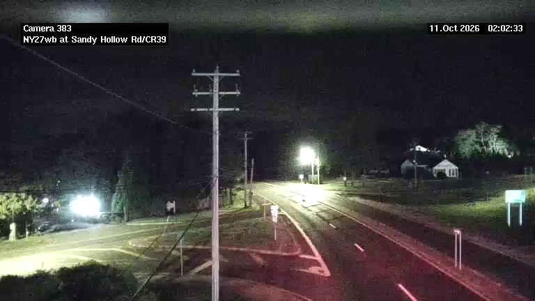 NY-27 & Sandy Hollow Road (CR52) traffic camera, Tuckahoe, New York