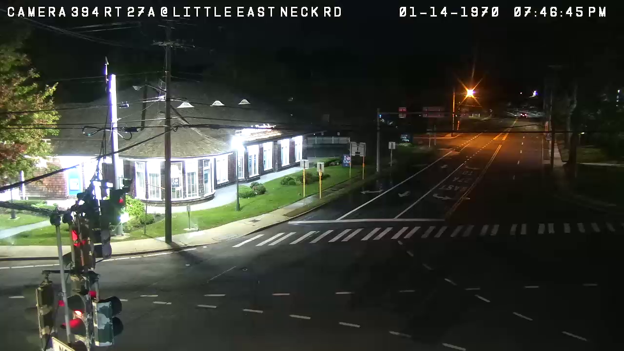 NY-27A & Little East Neck Rd (NY109) traffic camera, Babylon, New York
