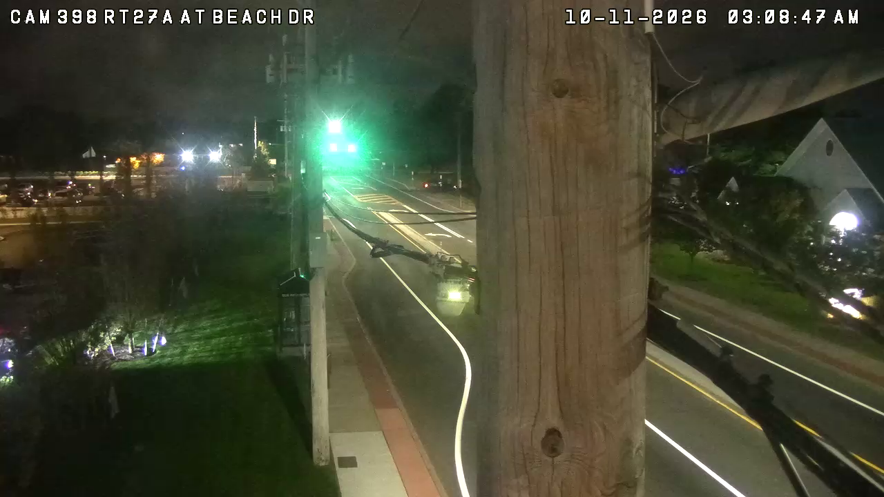 NY-27A & Pease Ln/Beach Drive traffic camera, West Islip