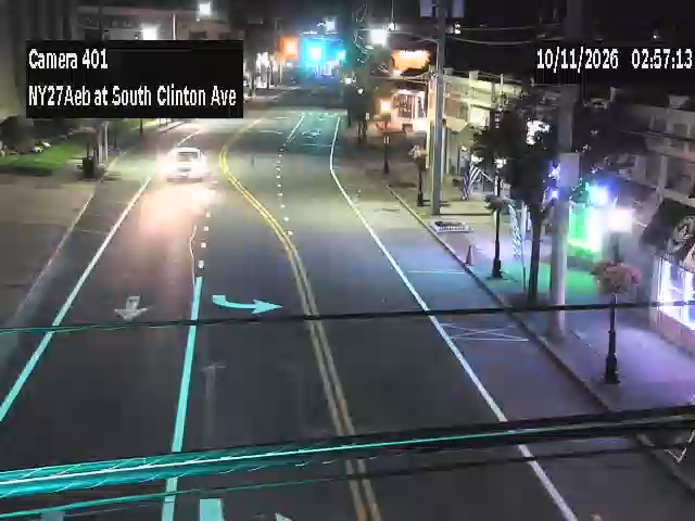 NY-27A & S. Clinton Ave traffic camera, Bay Shore
