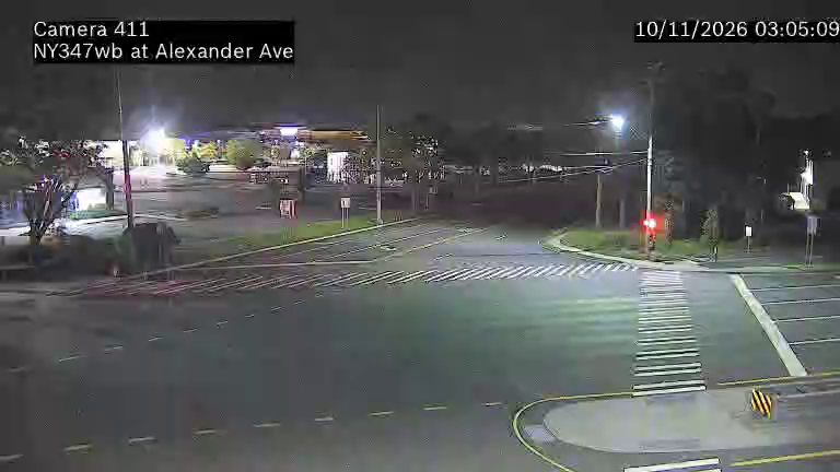 NY-347 & Alexander Ave traffic camera, St. James