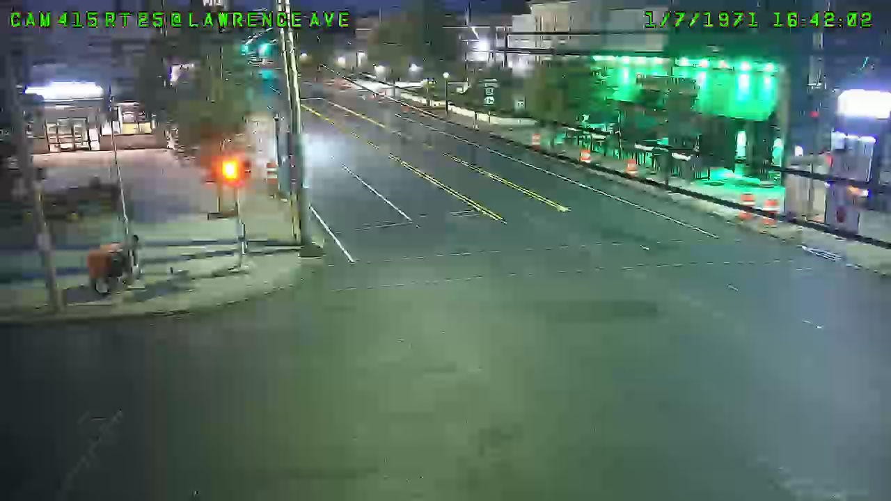 NY-25 & Lawrence Ave traffic camera, Village of the Branch, New York