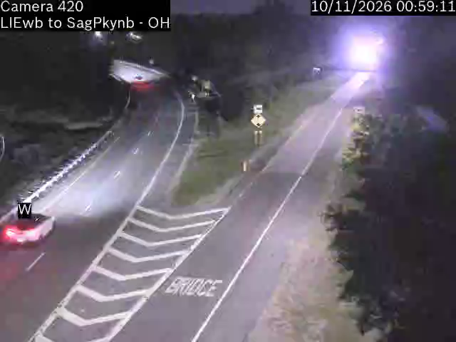 I-495 & WB to Sagtikos Parkway NB traffic camera, Commack, New York