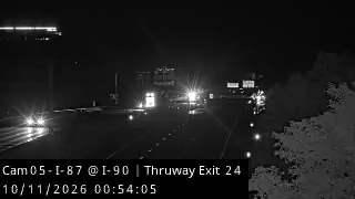 I-87 & I-90 / Thruway Exit 24 traffic camera, Albany