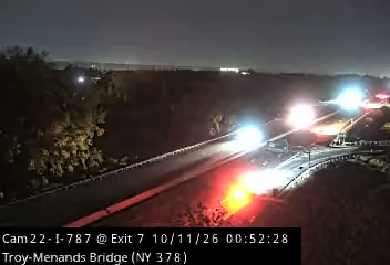 I-787 & Exit 7 (Menands Bridge traffic camera, Menands