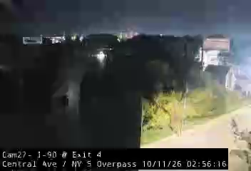 I-90 & Exit 4 (Central Ave Overpass) traffic camera, Albany, New York