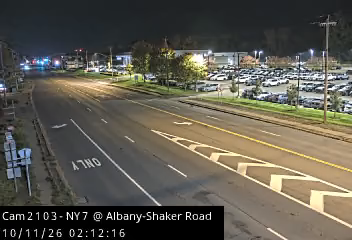 NY-7 & Albany-Shaker Road traffic camera