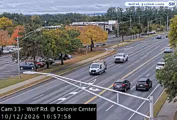 Wolf Rd South at Colonie Center live webcam