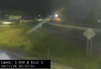 I-890 Eastbound Exit 3 traffic camera, Schenectady County