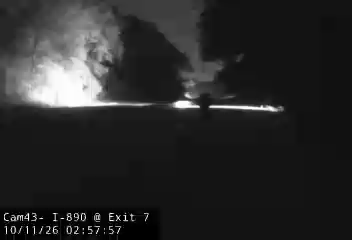 I-890 & Westbound Exit 7 traffic camera, Rotterdam, New York