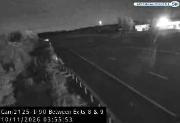 I-90 Between Exits 8-9 traffic camera, Rensselaer County