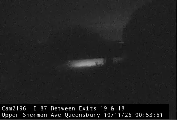 I-87 & Upper Sherman Ave (South of Exit 19 on ramp) Queensbury traffic camera, West Glens Falls