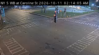 NY-5 & Caroline St traffic camera, Herkimer, New York