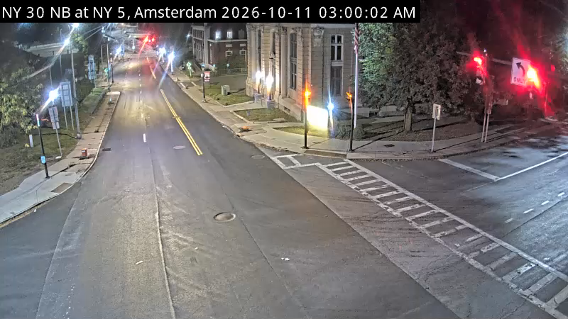 NY-30 & NY 5 traffic camera, Amsterdam