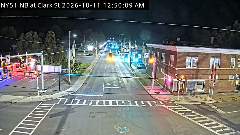 NY-51 & Clark St traffic camera, Ilion, New York