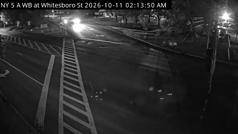 NY-5A & Whitesboro St traffic camera, Utica, New York