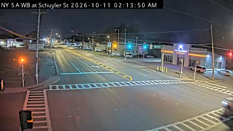 NY-5A & Schuyler St traffic camera, Utica, New York