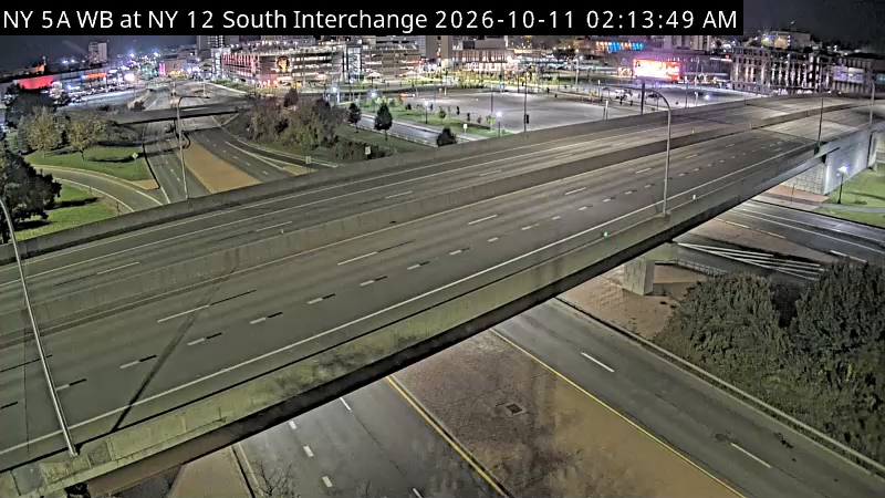 NY-5A & NY 12 South Interchange traffic camera, Utica, New York