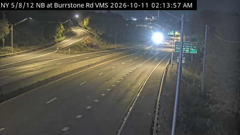 NY-5 & Burrstone Rd VMS traffic camera, Utica