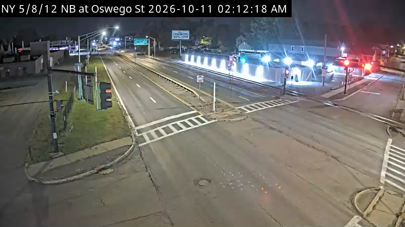NY-5 & Oswego St traffic camera, Utica