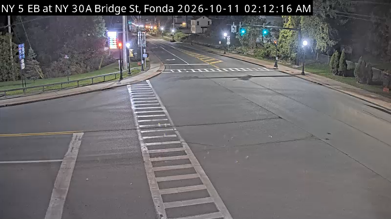 NY-5 & NY 30A Bridge St traffic camera, Fonda