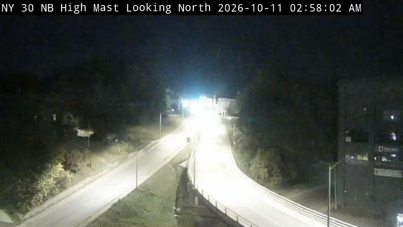 NY-30 & SB High Mast Looking North traffic camera, Amsterdam