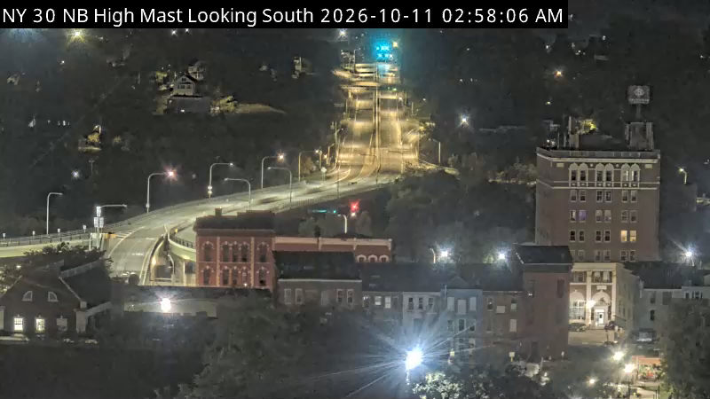 NY-30 & NB High Mast Looking South traffic camera, Amsterdam
