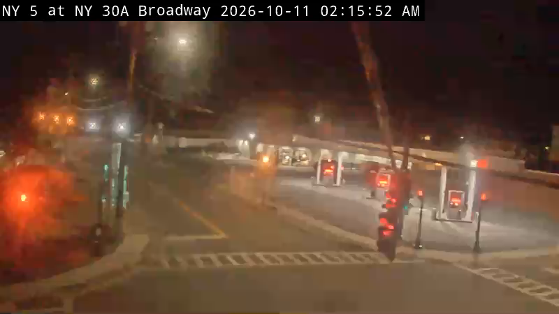NY-5 & NY 30A Broadway traffic camera, Fonda